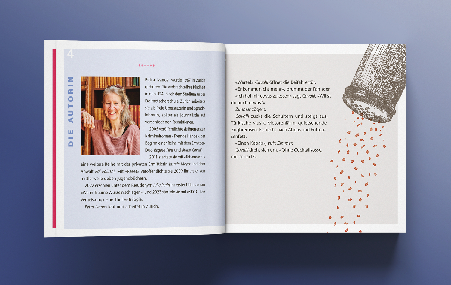 CD-Buchseiten Petra Ivanov - Kurzgeschichten